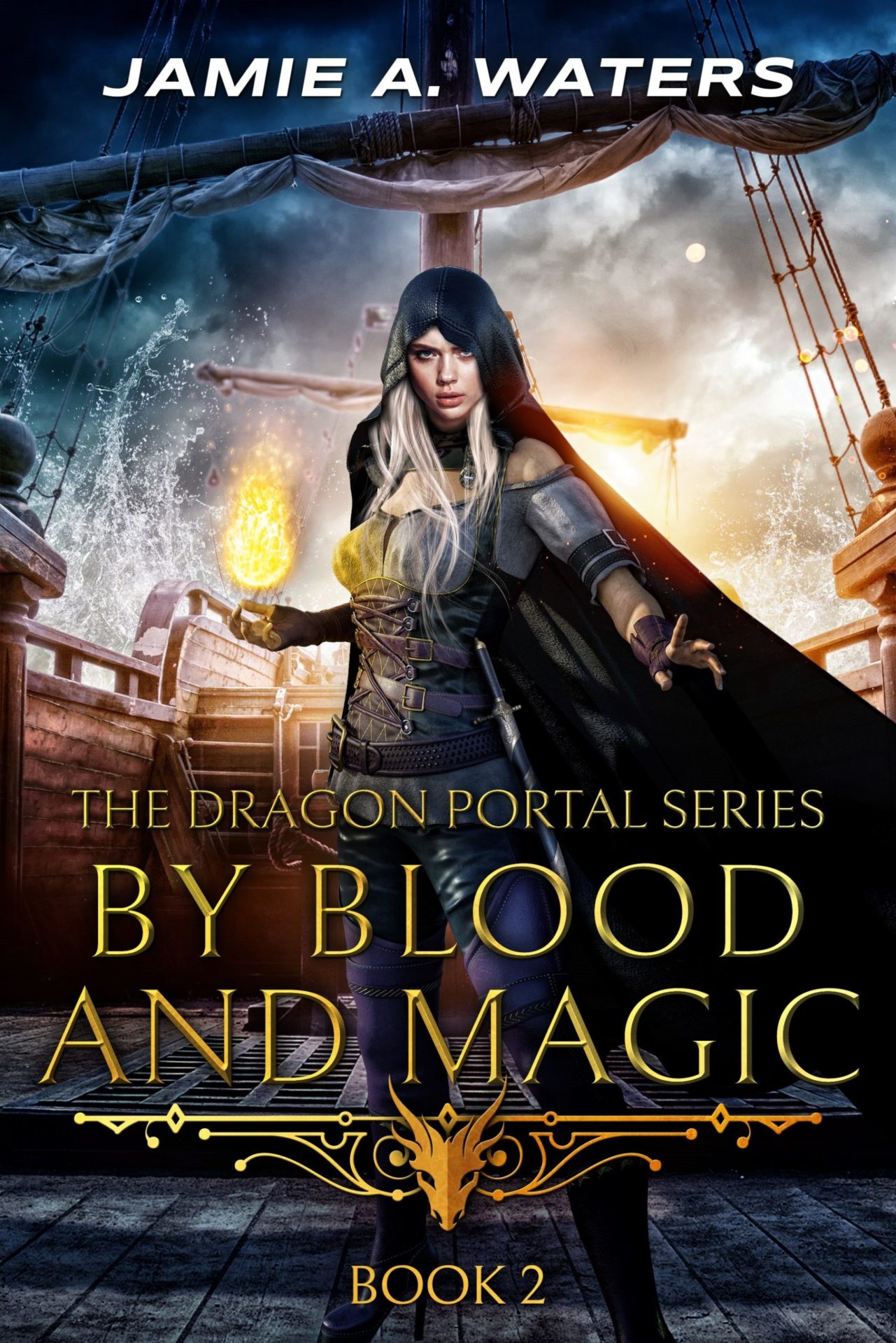 Read more about the article By Blood and Magic (The Dragon Portal Book II) – Jamie A. Waters