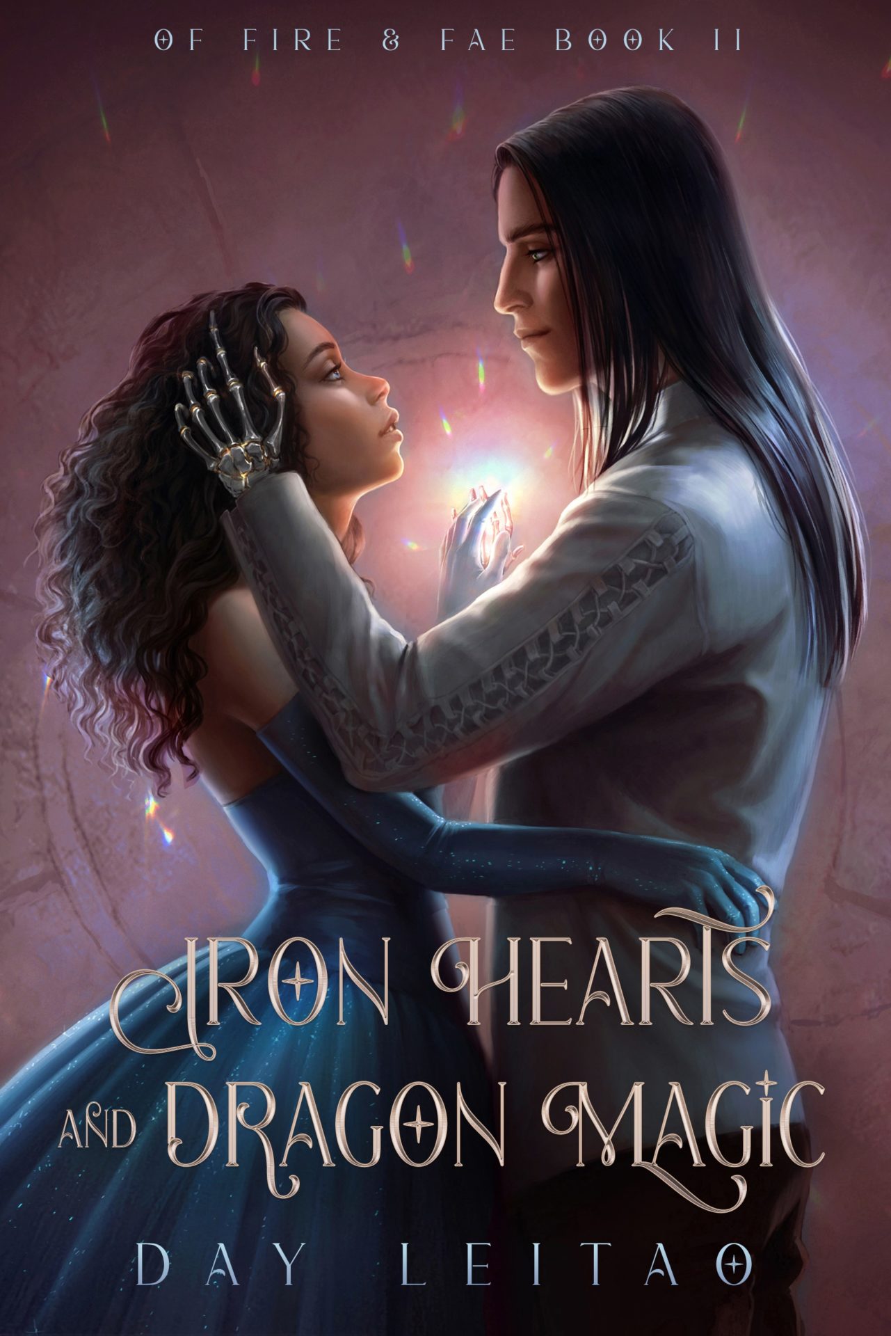 Read more about the article [Cover Reveal] Iron Hearts and dragon Magic (Of Fire and Fae Book 2) – Day Leitao
